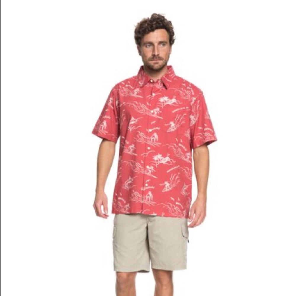 🆕Quiksilver Waterman Town All Day Short Sleeve - Picture 4 of 5